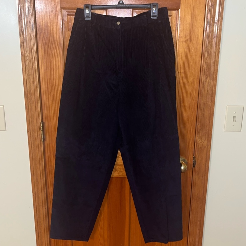 NWT Womens Northern Isle Navy Corduroy Pants